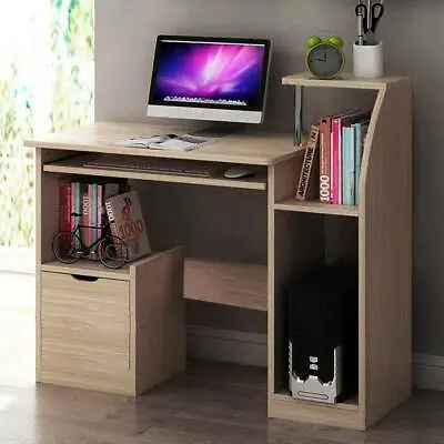 £64.99 • Buy Large Home Office Furniture Computer Desk Workstation Study Table PC Keyboard UK