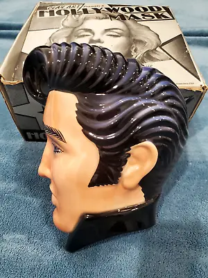 Vintage ELVIS PRESLEY Ceramic Wall Face Mask By CLAY ART San Francisco • $45.95