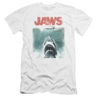 Jaws T-shirt Movie Poster Retro 70's Men's Adult Regular Fit Graphic Tee UNI726 • $19.99