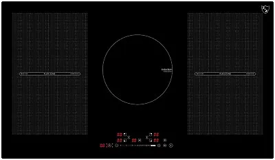 K&H 5 Burner 36  Induction Ceramic Cooktop 240V 9400W IN36-9400FLX • $329.99