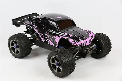 Custom Body Muddy Bug Pink For Traxxas E-Revo 1/10 Truck Car Shell Cover 1:10 • $34.97