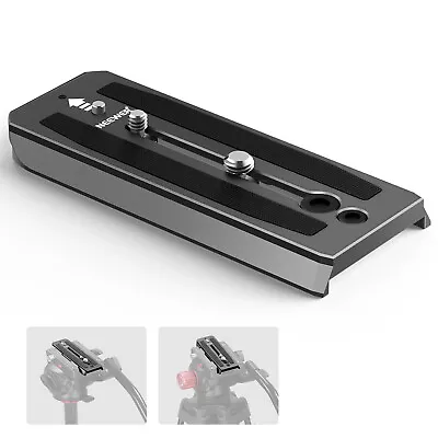 NEEWER 501PL Tripod Fluid Head Quick Release Plate Compatible With Manfrotto • $15.99