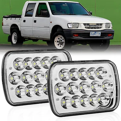 2pcs 7x6'' 5x7'' LED Headlights Hi/Lo Beam Clear Bulb For Holden Rodeo 1998-2003 • $56.95