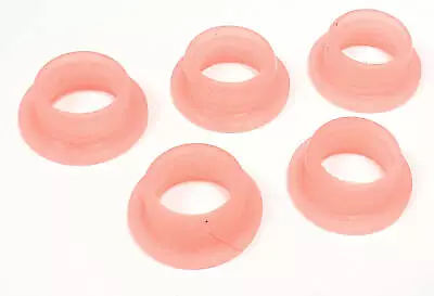 1/8 Scale RC Car Nitro Engine .21 - .28 Rear Exhaust Manifold Gasket Seal X5 Red • £5.25