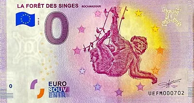£4.04 • Buy Ticket 0 Euro The Drill Of Monkeys Rocamadour France 2020 N° Various