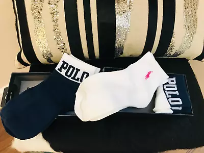 New Ralph Lauren 3 Pack Of Polo Horse Sports Socks • £19.99