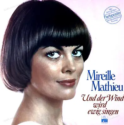 Mireille Mathieu - Und Der Wind Wird Ewig Singen LP + Poster (VG+/VG) .* • $9.89