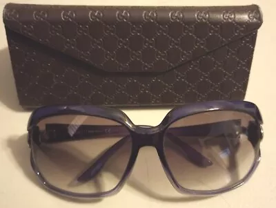 Gucci Sunglasses Plastic/Blue/Black/Ladies/GG3110/S HBILF 62[]16 Fade Gradient • £86.77