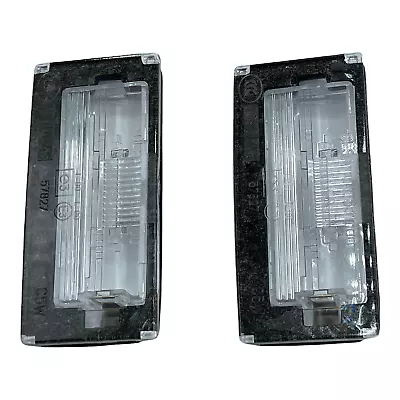 Genuine MINI Cooper License Plate Light Lens Pair R50 R52 R53 OEM 51247114535 • $19.99