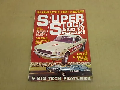 SUPER STOCK FX Magazine April 1965 Custom Street Drag Racing Ford Mustang • $23