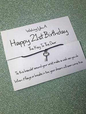 21st Birthday Gift Key To The Door Key Sentimental Gift Wish Happy Birthday • £3.99