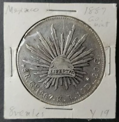 1887 Mexico 8 Reales Silver Libertad • $25