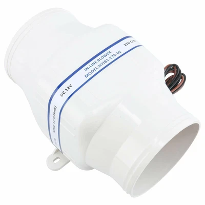 $24.29 • Buy Amarine Made 12V  4   Line Marine Boat Bilge Air Blower Fan 270 CFM Ventilation