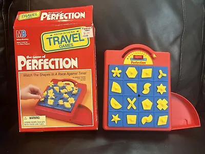 VTG - 1990 Perfection Travel Game By Milton Bradley In Great Condition! • $19.99