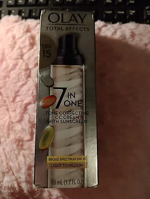 Olay Total Effects 7-n-1 CC Tone Correcting Moisturizer With SPF 15 1.7 Ounce • $29.17