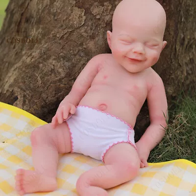 COSDOLL 18.5  Reborn Boy Dolls 6.8lb Full Body Soft Platinum Silicone Baby Dolls • $239.99