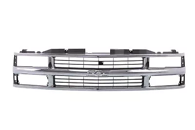 Chrome Grille W/Black Insert For 94-98 Chevy C/K 1500 2500 3500 Truck Composite • $129.91