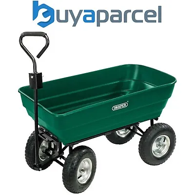 Draper 52628 Gardeners Wheeled Heavy Duty Tipping Cart Trolley Trailer Wheelbarr • £169.95