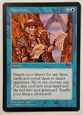 MTG Magic The Gathering Intuition Tempest • $130