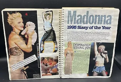 Madonna Vintage Scrapbook 92 Pages Magazine Newspaper Promo Clippings  • $300