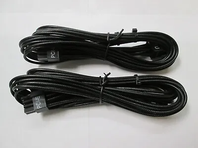 Seasonic Modular 8pin PCIe Sleeved Power Cable NEW! • $20