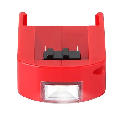 Dual USB Ports Phone Charger For Milwaukee M-18 18V-20V Li-ion Battery Adapter • $15.98