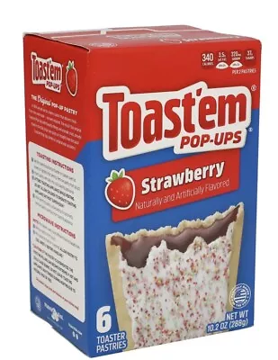 £9.99 • Buy Toast Em Pop Ups 🍓Strawberry Flavour🍓 Pop Tarts 🇺🇸