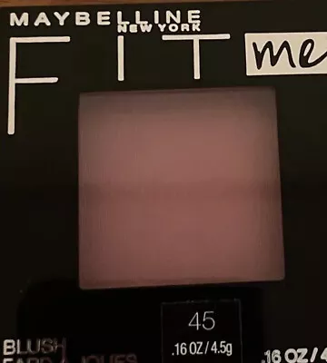 Maybelline Fit Me! Blush #45 Plum .16oz New & Sealed Makeup X 2.  Ships Free!!!! • $10.50