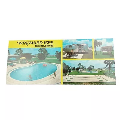 Windward Isle Mobile Home Park Florida Vintage Postcard Sarasota Long Size  • $7.19