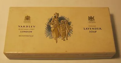 Vintage YARDLEY London LAVENDER SOAP Box Only!! EXCELLENT Condition!!!! • $4