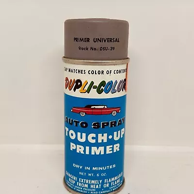 Vintage Dupli-Color Primer Universal- DS-U39 Auto Touch Up Spray Paint Can 5oz • $22.22