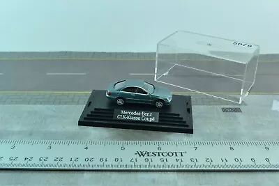 Wiking Mercedes Benz CLK Class Coupe Aquamarine 1:87 Scale HO (HO5079) • $13.99