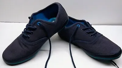 £6.50 • Buy Voi Jeans  Men's Navy Canvas Pumps Shoes - Size: UK 7 / Eur 41