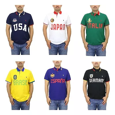 Polo Ralph Lauren Custom Slim Fit Short Sleeve Country Polo Shirts - 6 Designs - • $89.99