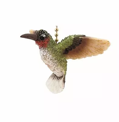 Garden Hummingbird Bird Porch Deck Ceiling Fan Or Light Pull Three Dimensional • $12.99