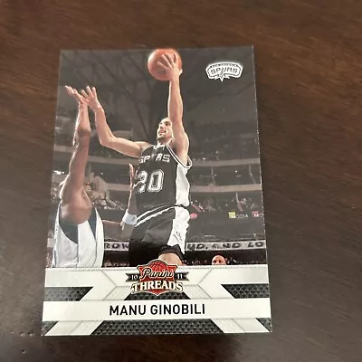 2010-11 Panini Threads - #77 Manu Ginobili • $1.10