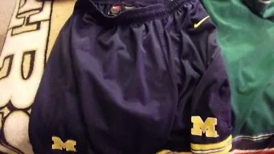 Michigan Wolverines Basketball / Football Shorts Size Man M Sewn • $30