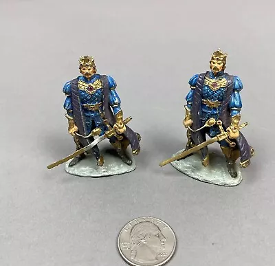 Lot Of 2 Enchanted Kingdom Of Xanth King Trent Pewter Figurine Franklin Mint • $8.99