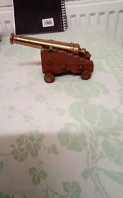 Old Cannon Metal Model Display From Old Fort • £40