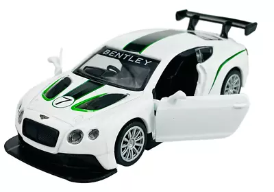 Msz Bentley Continental Gt3 White 1:43 Die Cast Metal Model New In Box • $20.70