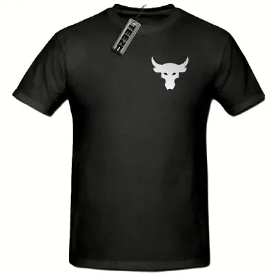 Silver Brahma Bull Logo T-shirt Bull Logo T Shirt Mens Tee Pocket Emblem • £9.99