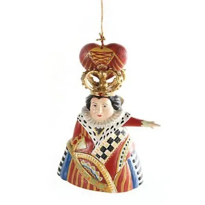 MACKENZIE CHILDS  Queen Of Hearts Ornament • $165