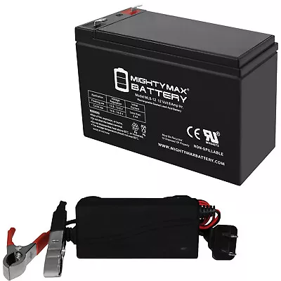 Mighty Max 12V 8AH Replaces Battery For MarCum VS385C 7  Underwater Camera +12V  • $39.99