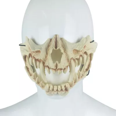 Carnival PU Foam Japanese Style Skull Animal Bone Mask Halloween • £12.29