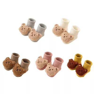 1 Pair Infant Warm Boots Baby Boys Girls Cartoon Bear Winter Shoes Breathable • $15.26