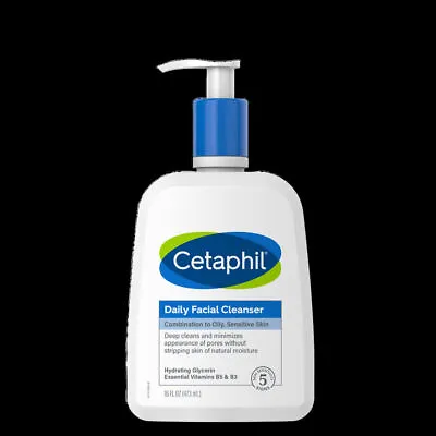 Cetaphil Daily Facial Cleanser |Remove Excess Oil & Dirt | Minimizes Pores|473ml • £51.38