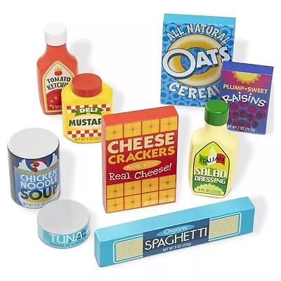 Melissa & Doug Wooden Pantry Products Play Food Set (9 Pcs) • $44.99