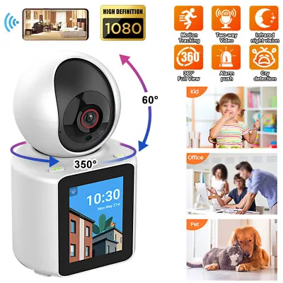 Smart WIFI Home Security Camera Night Vision 1080P Children Monitor Voice Call • $42.98