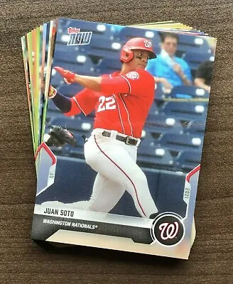 2021 Topps Now Road To Opening Day Washington Nationals Team Set ~ 15 Cards • $29.99