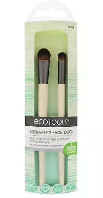 Eco Tools Ultimate Shade Duo Eyeshadow Brushes 1603 - UK SELLER* • £8.29